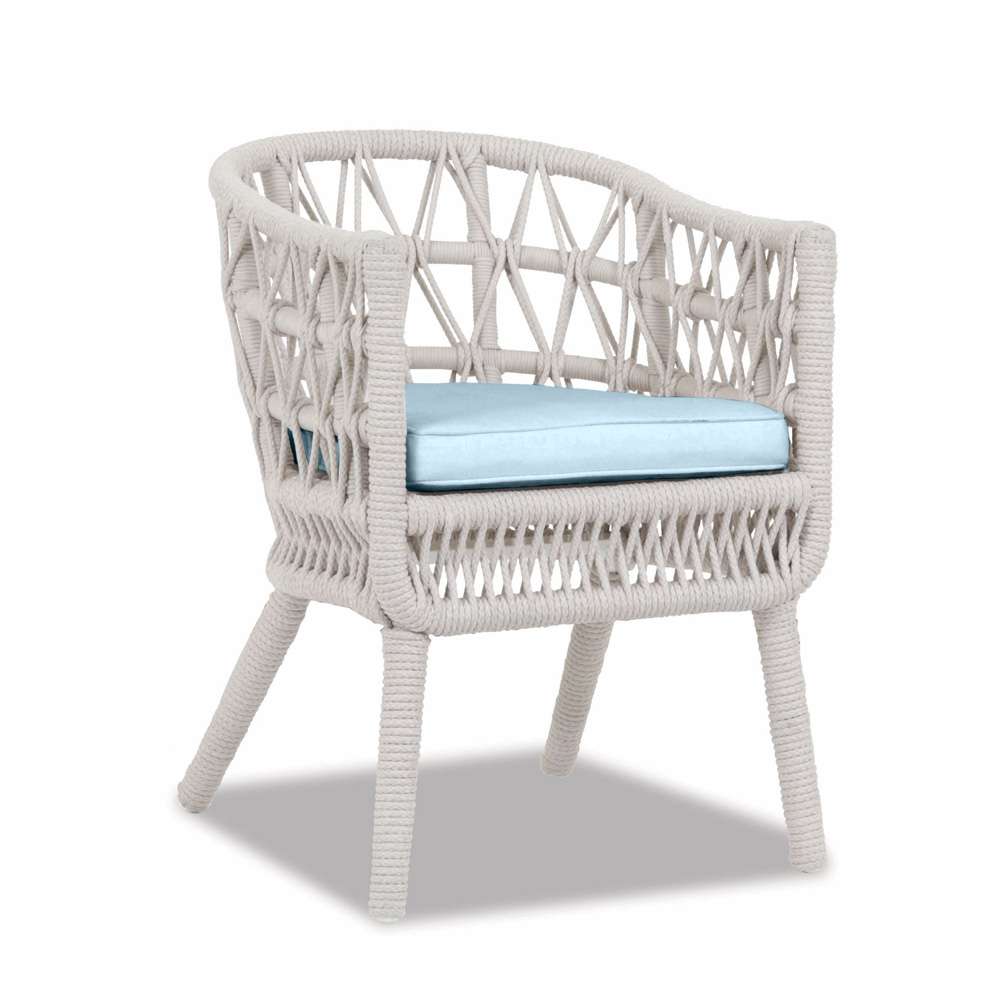 Sunset West - Dana Rope Dining Chair in Canvas Skyline w/ Self Welt - SW4301-1-14091 veiw 1