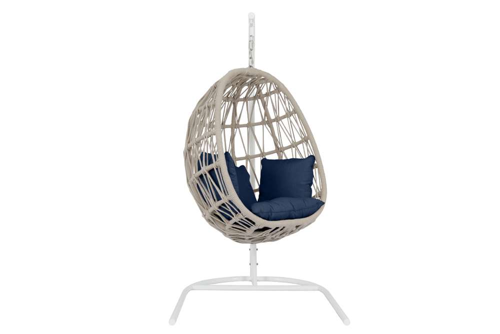 Sunset West - Dana Rope Hanging Club Chair in Spectrum Indigo w/ Self Welt - SW4301-HC-48080 veiw 1