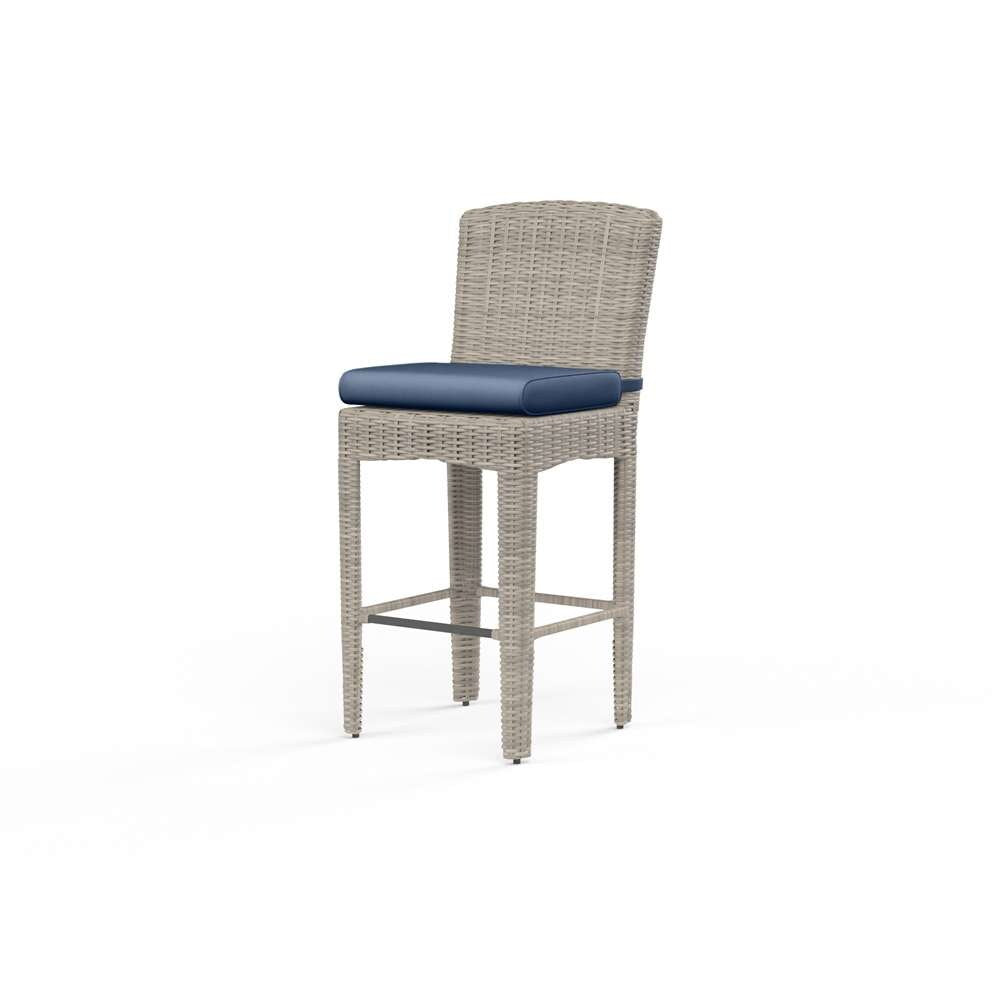 Sunset West - Manhattan Counter Stool in Spectrum Indigo w/ Self Welt - SW3301-7C-48080_CLOSEOUT veiw 1