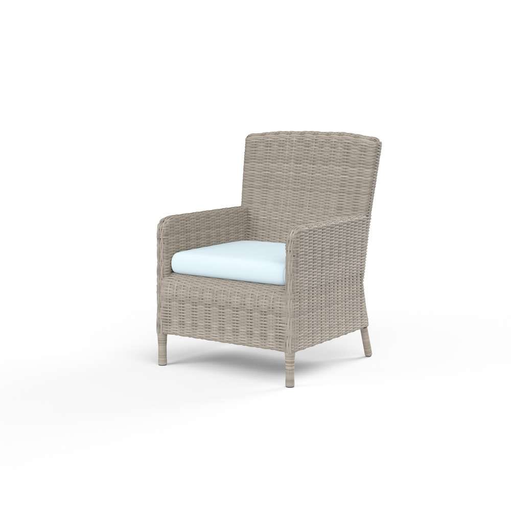 Sunset West - Manhattan Dining Chair in Canvas Skyline w/ Self Welt - SW3301-1-14091 veiw 1