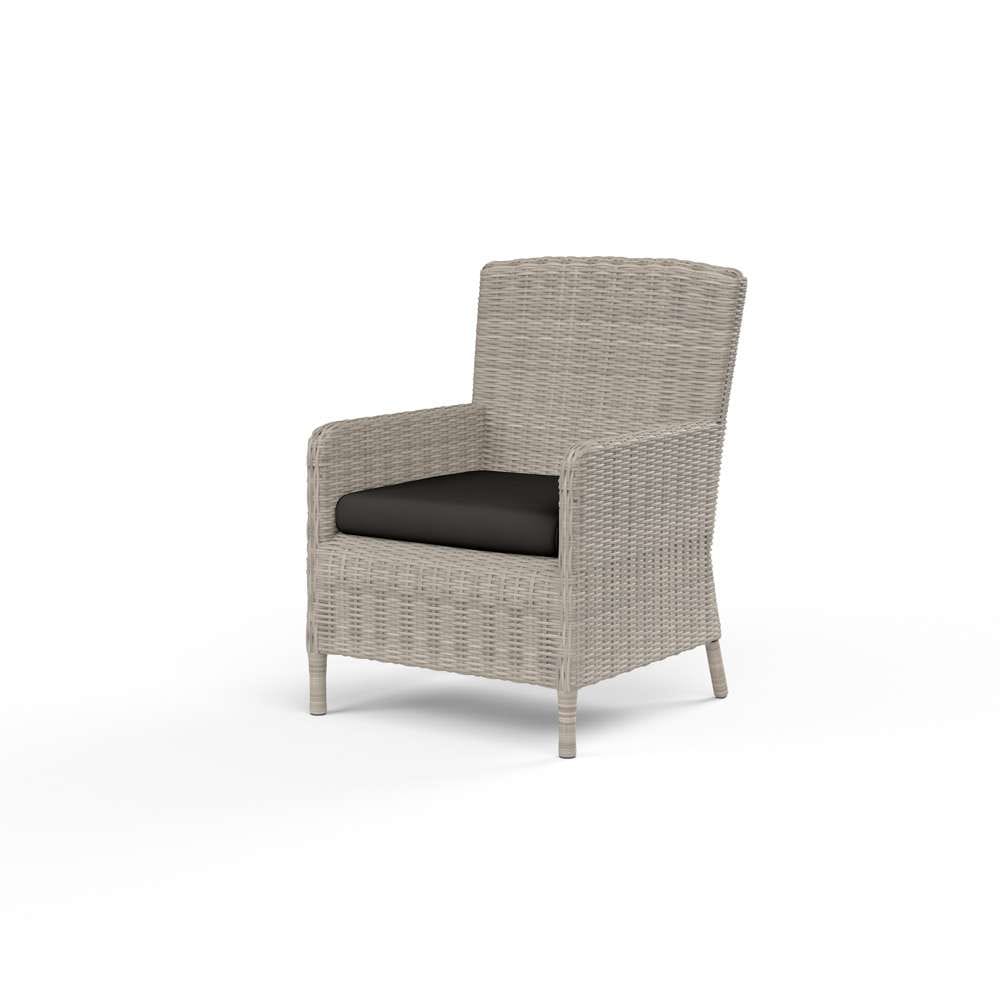 Sunset West - Manhattan Dining Chair in Spectrum Carbon w/ Self Welt - SW3301-1-48085 veiw 1