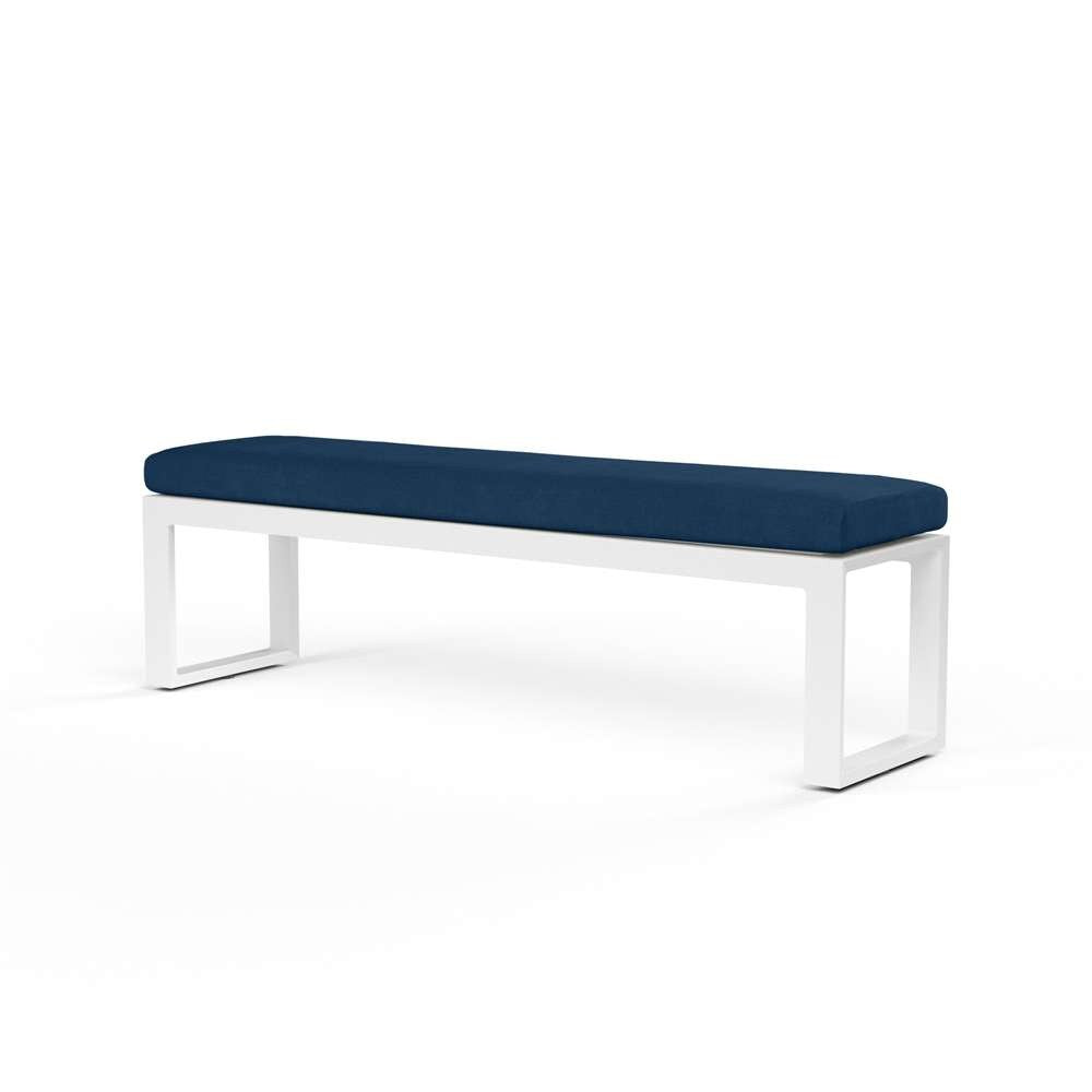 Sunset West - Newport Dining Bench in Spectrum Carbon, No Welt - SW4801-BNCH-48085 veiw 1