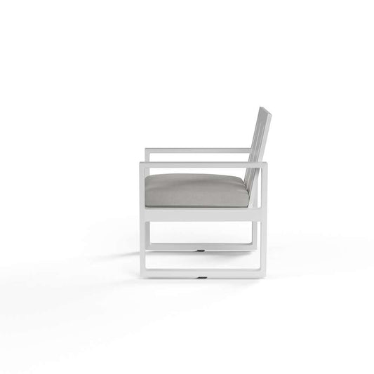 Sunset West - Newport Dining Chair in Cast Silver, No Welt - SW4801-1-SLVR-STKIT veiw 2