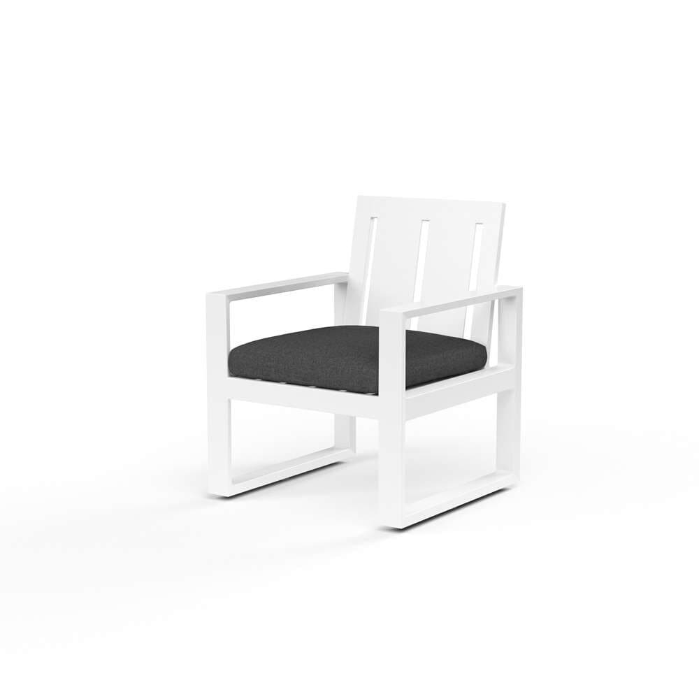 Sunset West - Newport Dining Chair in Spectrum Carbon, No Welt - SW4801-1-48085 veiw 1