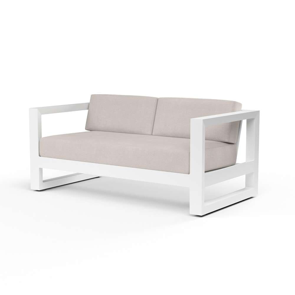 Sunset West - Newport Loveseat in Canvas Natural, No Welt - SW4801-22-5404 veiw 1