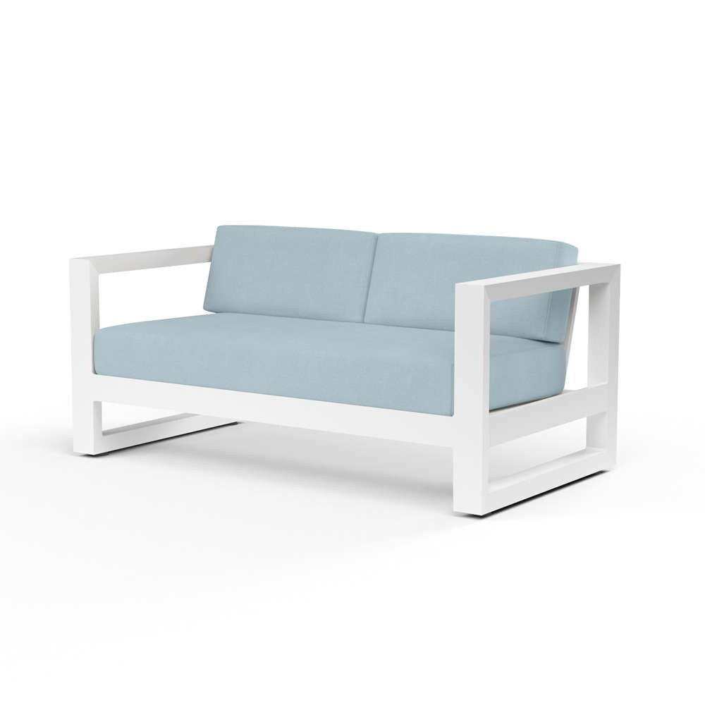 Sunset West - Newport Loveseat in Canvas Skyline, No Welt - SW4801-22-14091 veiw 1