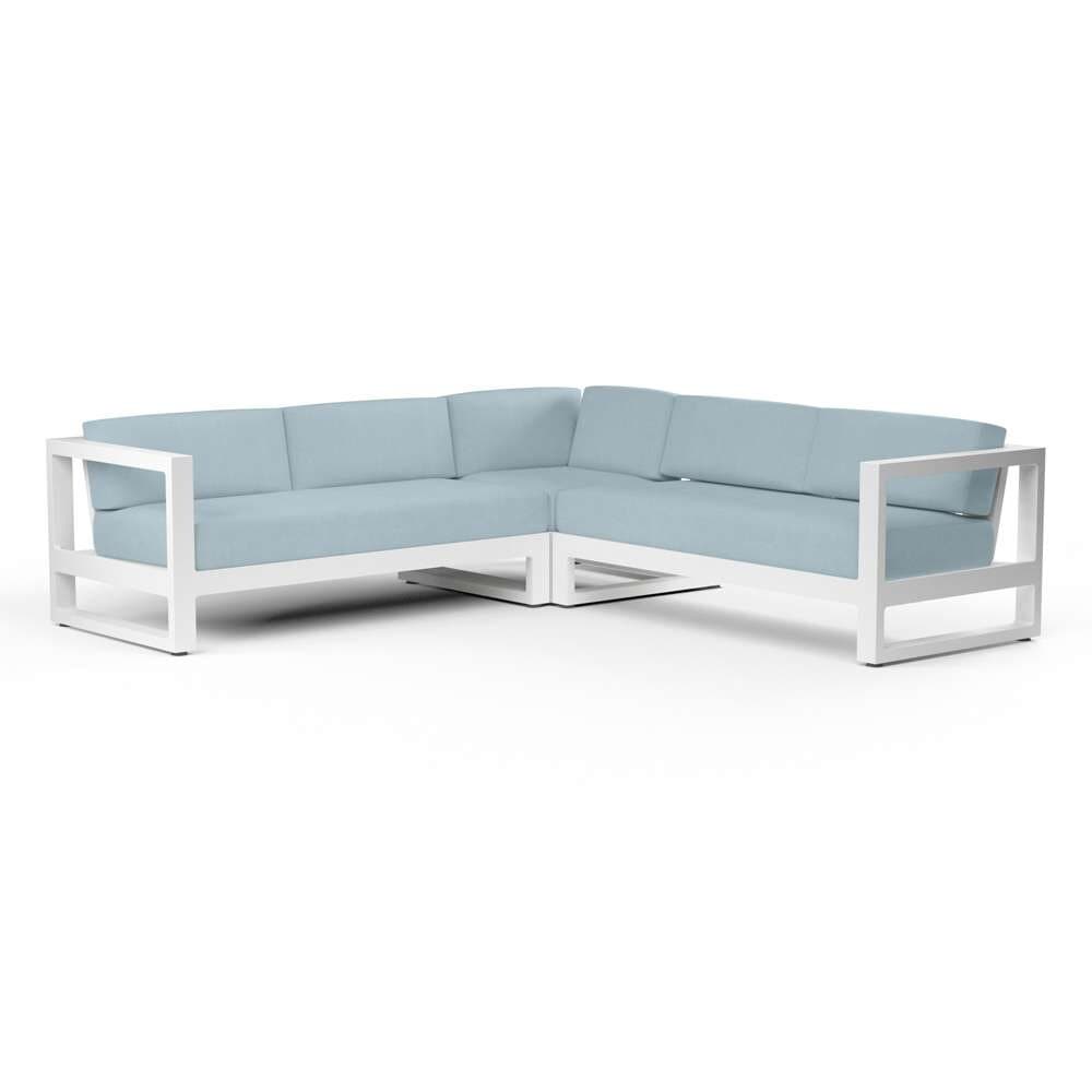 Sunset West - Newport Sectional in Canvas Skyline, No Welt - SW4801-SEC-14091 veiw 1