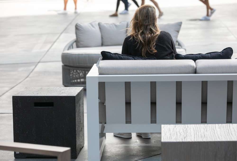 Sunset West - Newport Sofa in Cast Silver, No Welt - SW4801-23-SLVR-STKIT veiw 3