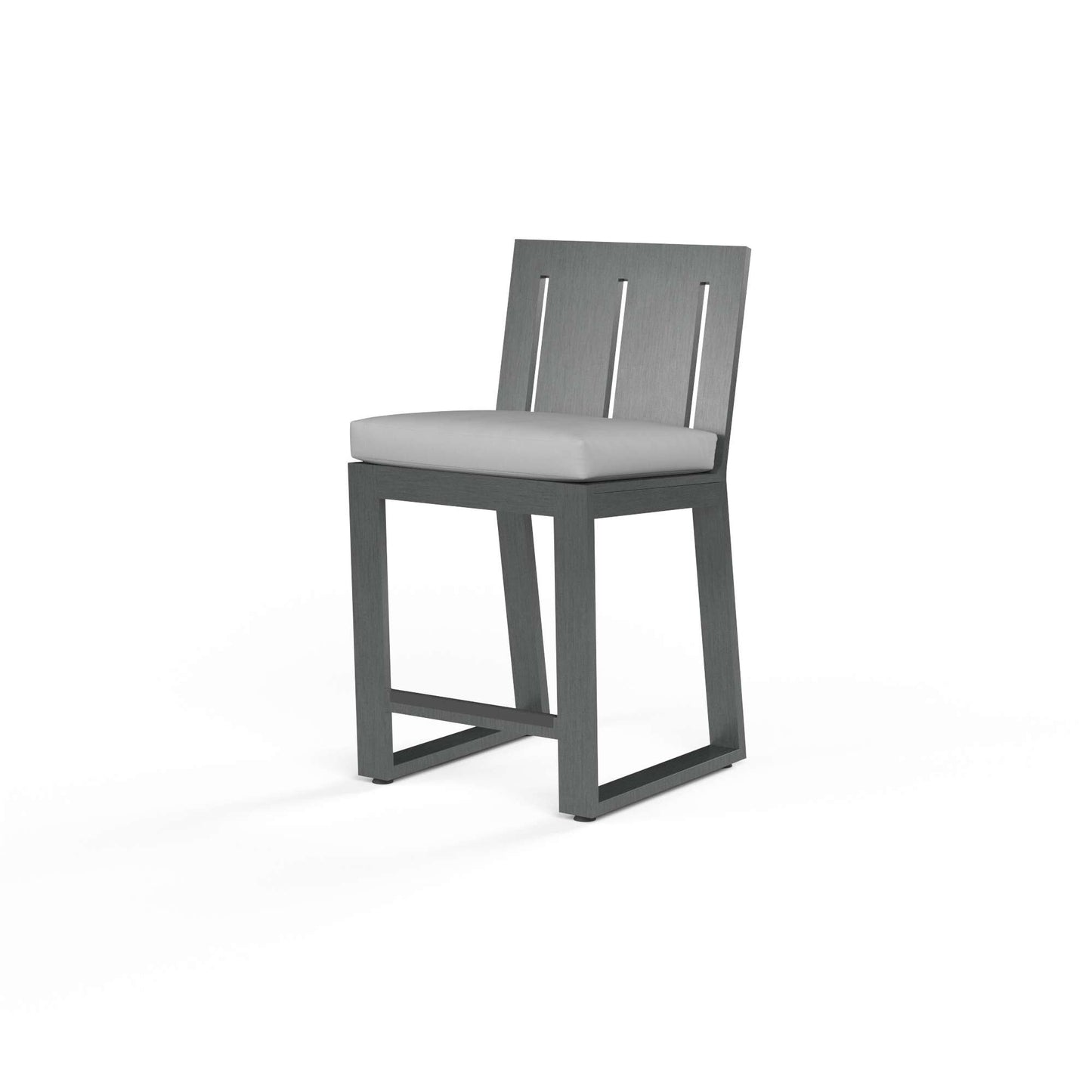 Sunset West - Redondo Counter Stool in Cast Silver, No Welt - SW3801-7C-SLVR-STKIT veiw 1