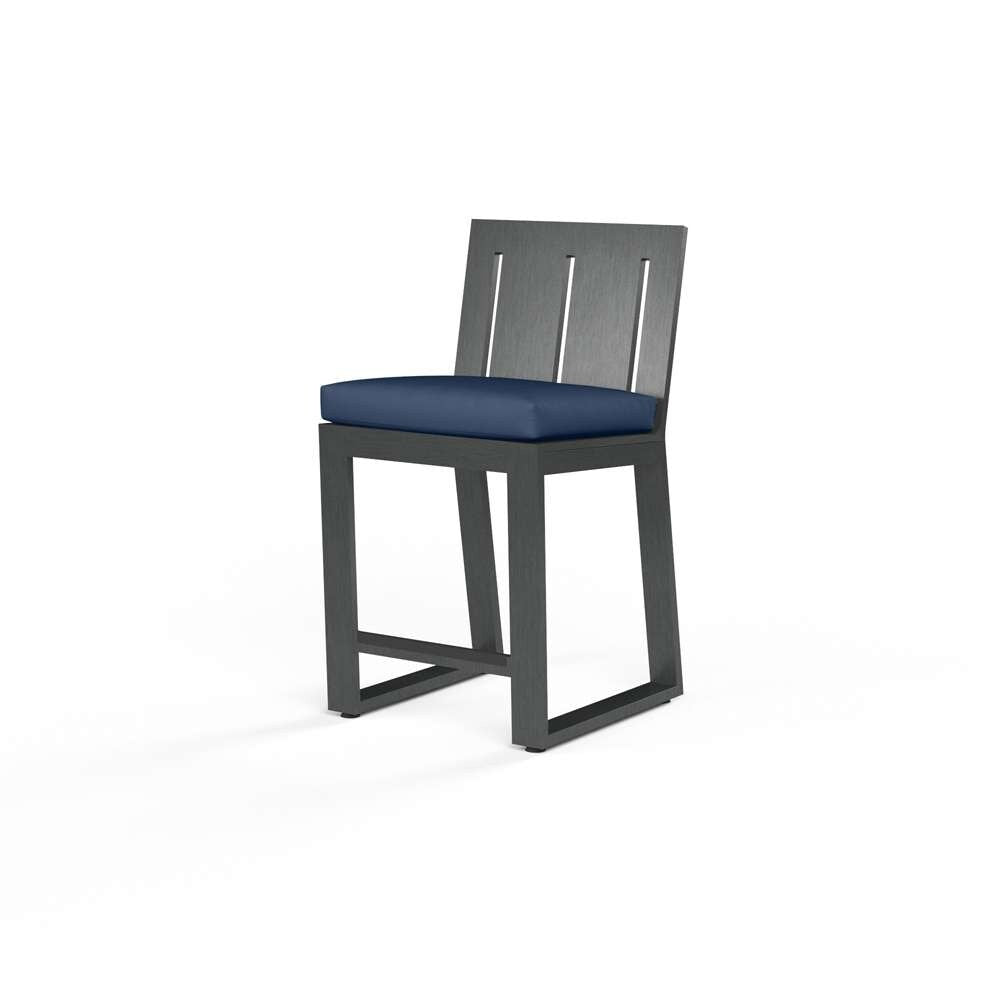 Sunset West - Redondo Counter Stool in Spectrum Indigo, No Welt - SW3801-7C-48080 veiw 1