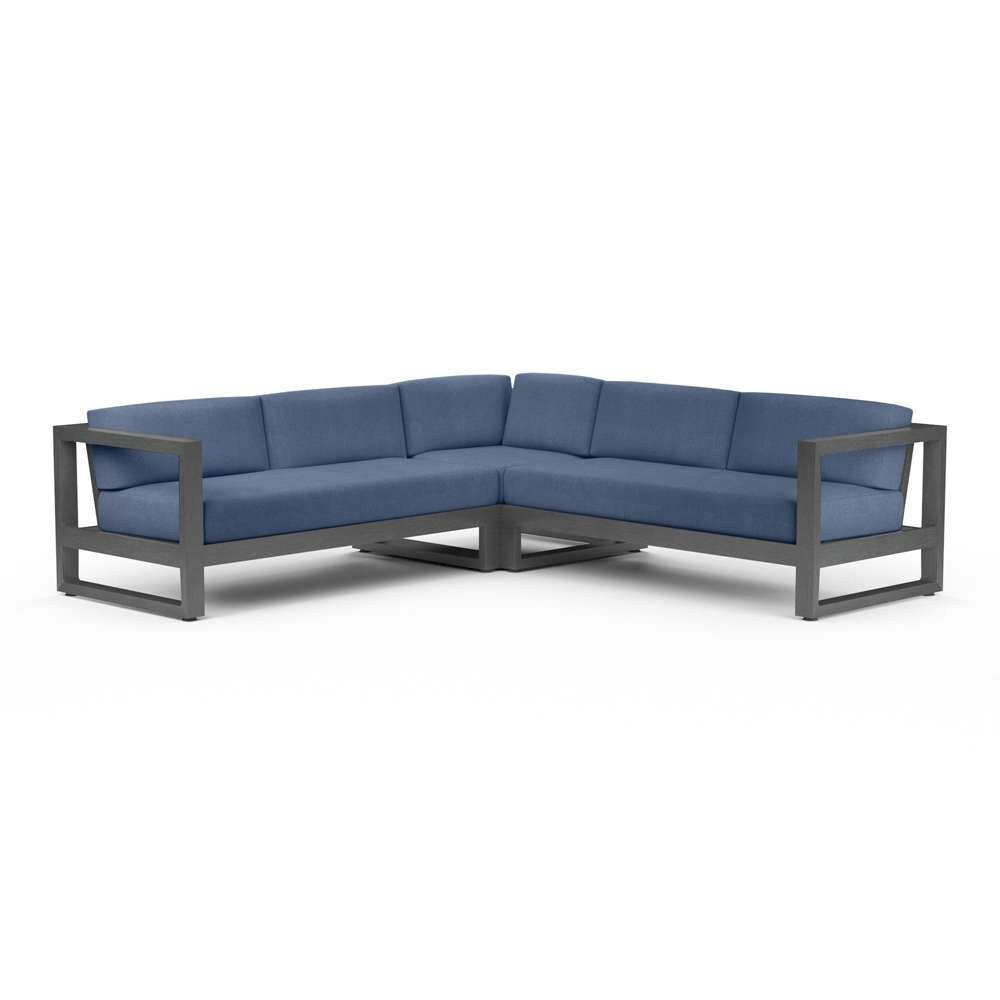 Sunset West - Redondo Sectional in Spectrum Indigo, No Welt - SW3801-SEC-48080 veiw 1