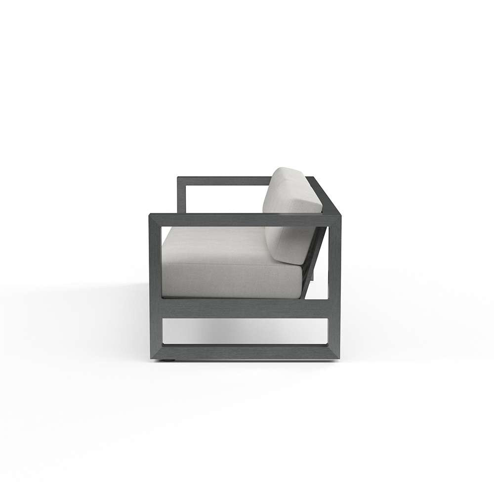 Sunset West - Redondo Sofa in Cast Silver, No Welt - SW3801-23-SLVR-STKIT veiw 2