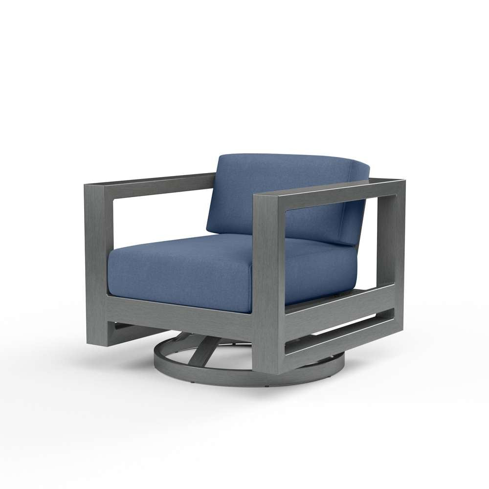 Sunset West - Redondo Swivel Club in Spectrum Carbon, No Welt - SW3801-21S-48085 veiw 1