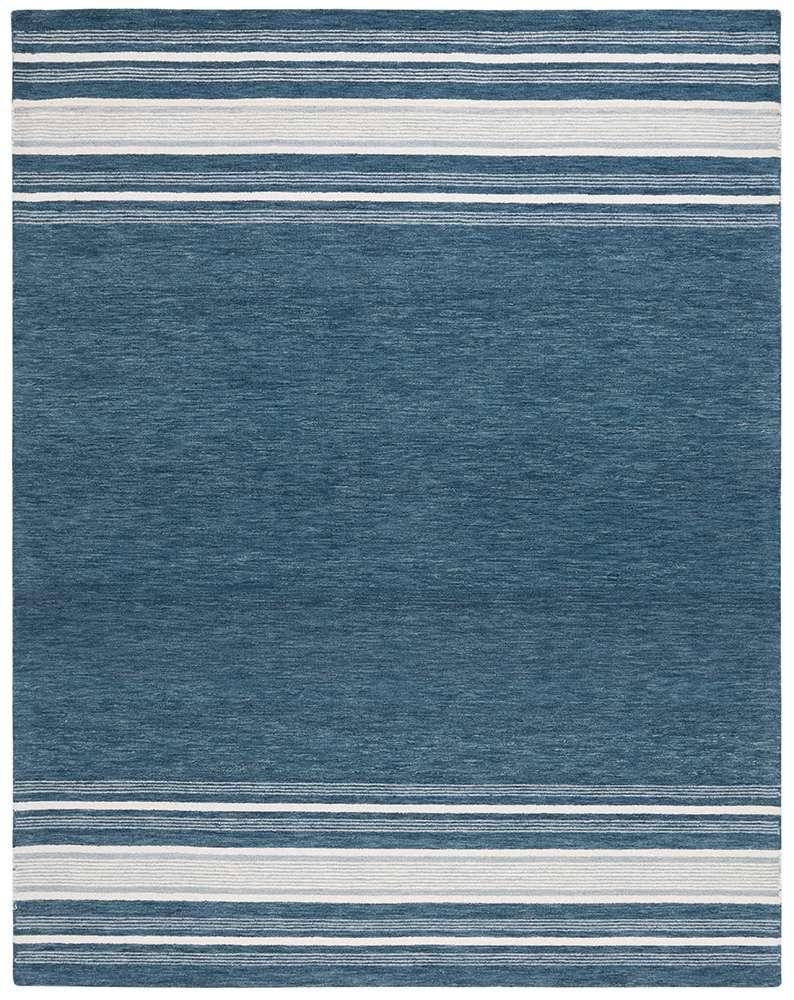 Lauren Ralph Lauren - Drift Stripe Rug - 8 X 10 - Blue / Ivory veiw 1