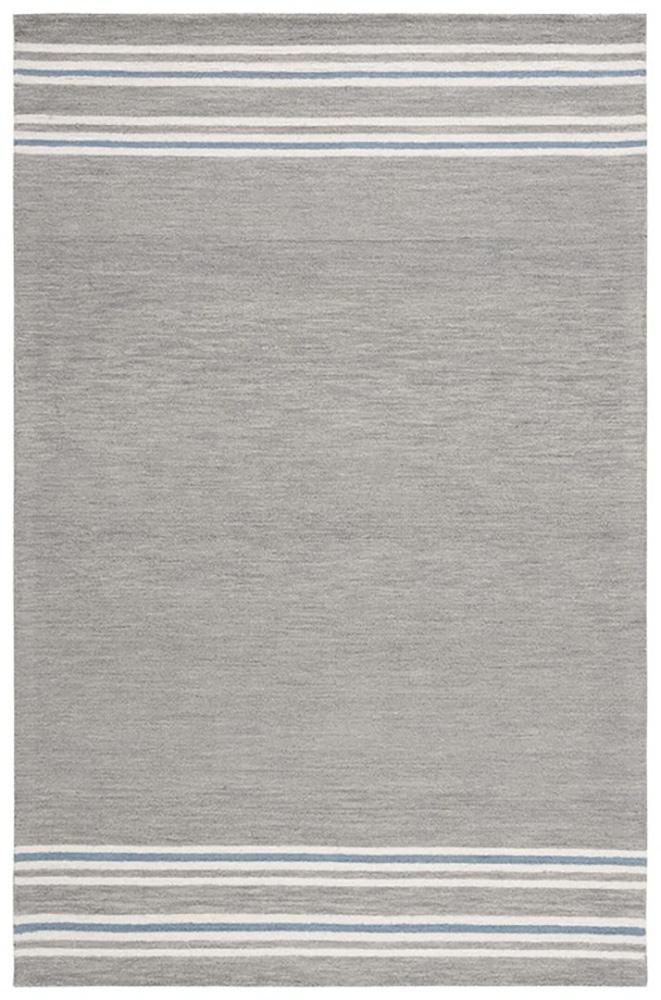 Lauren Ralph Lauren - Drift Stripe Rug - 8 X 10 - Grey / Blue veiw 1