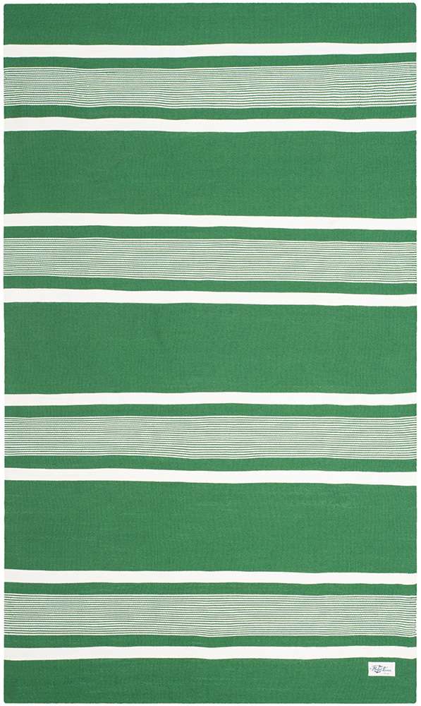 Lauren Ralph Lauren - Hanover Stripe Rug - 5 X 8 - Green veiw 1