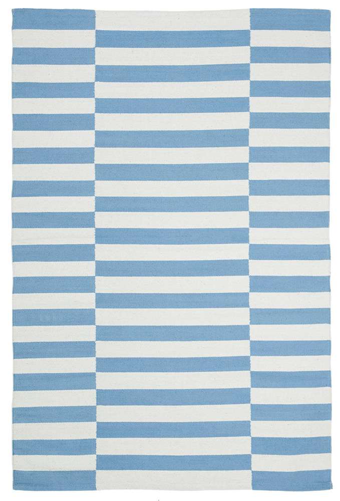 Lauren Ralph Lauren - Ludlow Stripe Rug - 4 X 6 - Chambray veiw 1