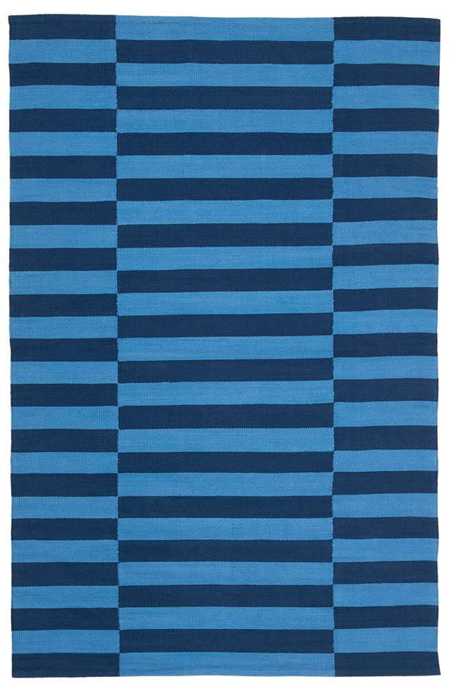 Lauren Ralph Lauren - Ludlow Stripe Rug - 4 X 6 - Indigo veiw 1