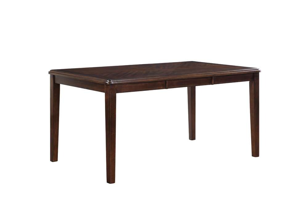 New Classic Furniture - Gia 5-Piece Wood Rectangle Dining Set, 1 Table And 4 Chairs, 60 Inch, Brown Cherry - D1701-160-CHY veiw 3
