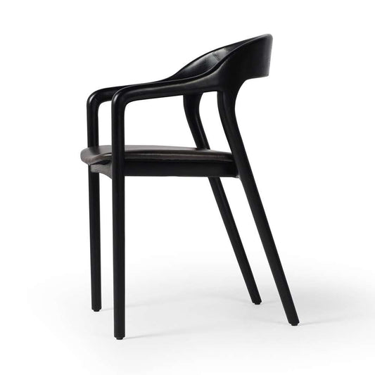 Four Hands - Amare Dining Armchair - Sonoma Black - 236452-002 veiw 2