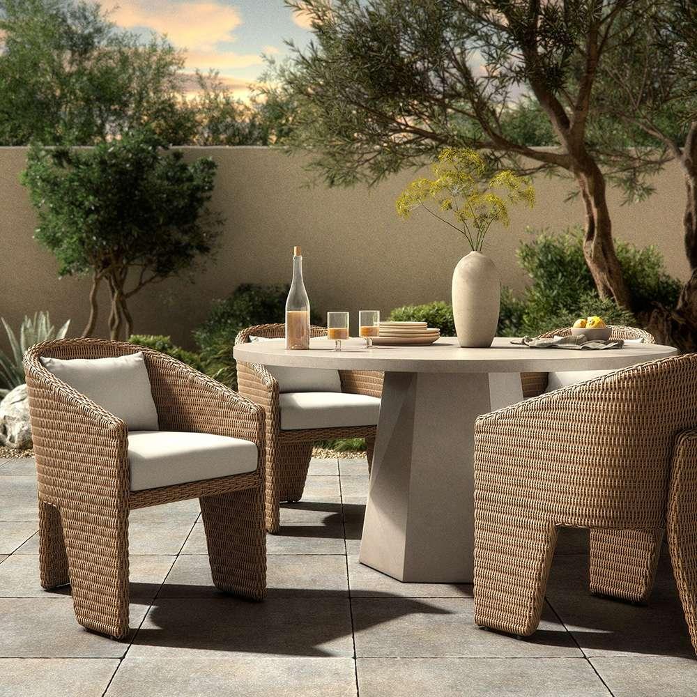 Four Hands - Providence - Fae Outdoor Dining Chair - Natural - 239139-002 veiw 13