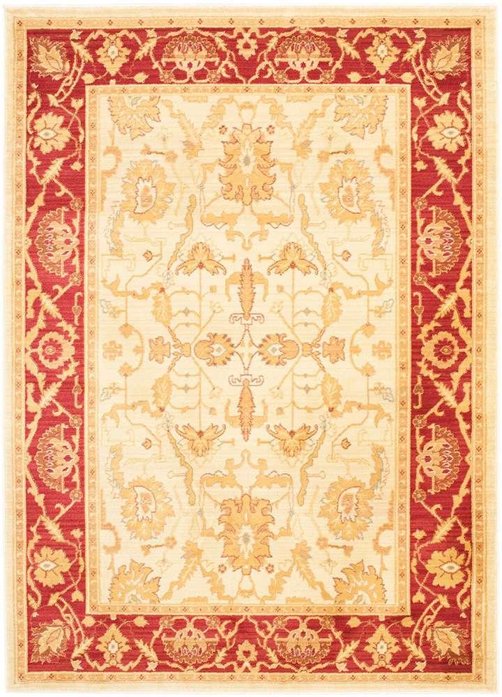 Lauren Ralph Lauren - Sheffield Rug - 2-6in X 4 - Creme / Red veiw 1