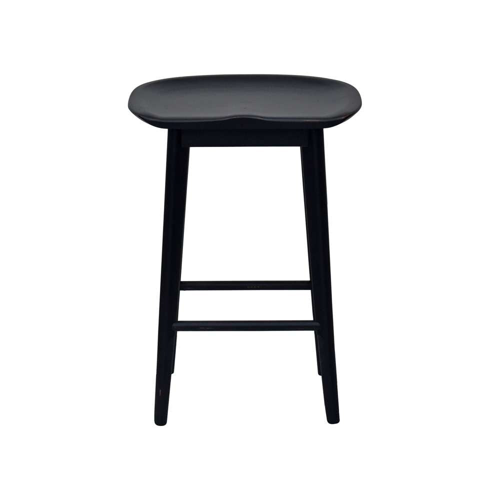 Steve Silver - Hilton Counter Stool Black - HI600CSB veiw 1