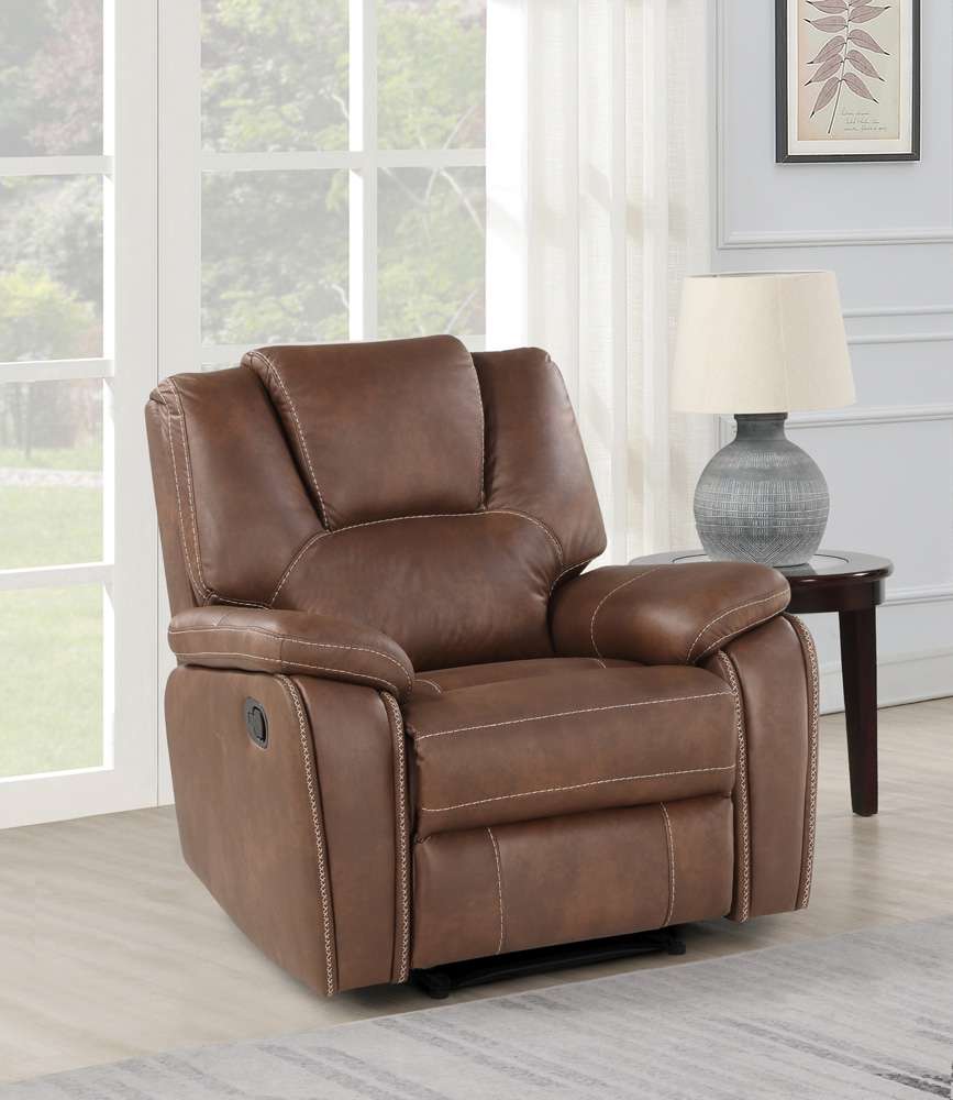 Steve Silver - Katrine Brown Manual Recliner - KT800CB veiw 4