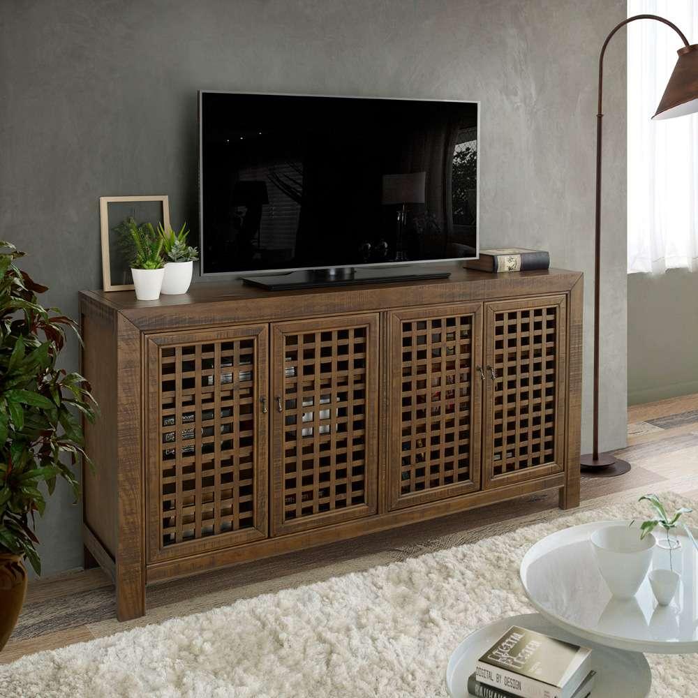 Steve Silver - Rio 4 Door Accent Cabinet Mocha - RI400ACM veiw 5