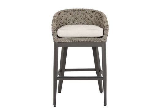 Sunset West - Marbella Barstool in Echo Ash w/ Self Welt - SW4501-7B-EASH-STKIT veiw 2