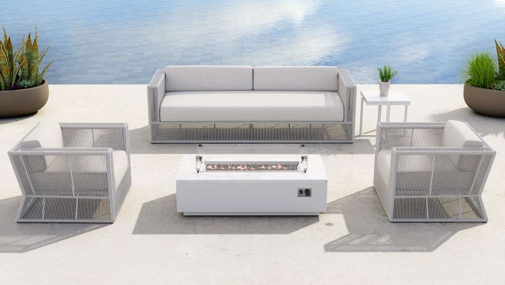 Sunset West - Miami Club Chair in Echo Ash w/ Self Welt - SW4401-21-EASH-STKIT veiw 5