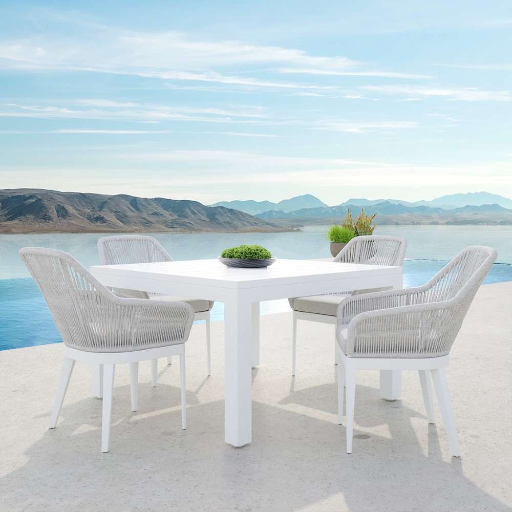 Sunset West - Miami Dining Chair in Echo Ash w/ Self Welt - SW4401-1-EASH-STKIT veiw 4