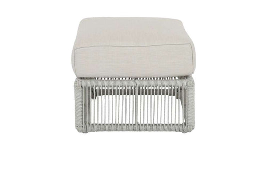 Sunset West - Miami Ottoman in Echo Ash w/ Self Welt - SW4401-OTT-ASH-STKIT veiw 2