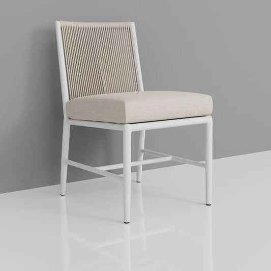 Sunset West - Sabbia Armless Dining Chair in Echo Ash, No Welt - SW4901-1A-EASH-STKIT veiw 2