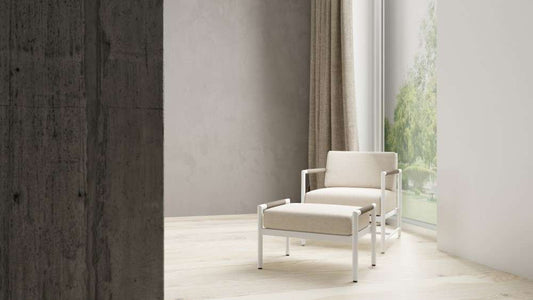 Sunset West - Sabbia Club Chair in Echo Ash, No Welt - SW4901-21-EASH-STKIT veiw 2