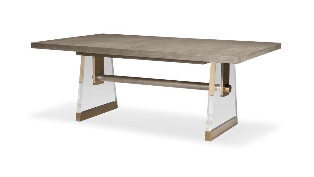 Century Furniture - Cadence Sand Cerused Rectangular Dining Table - CA2-301 veiw 1