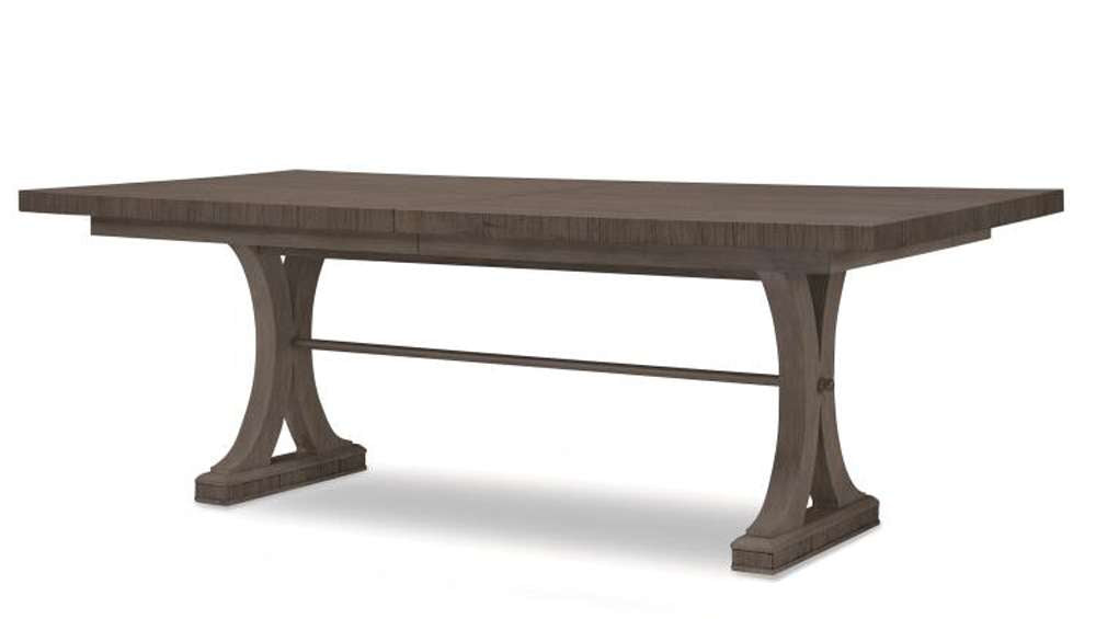 Century Furniture - Curate Mink Carlyle Rect. Oak Dining Table-Mink Grey - CT1002-MK-OAK veiw 1