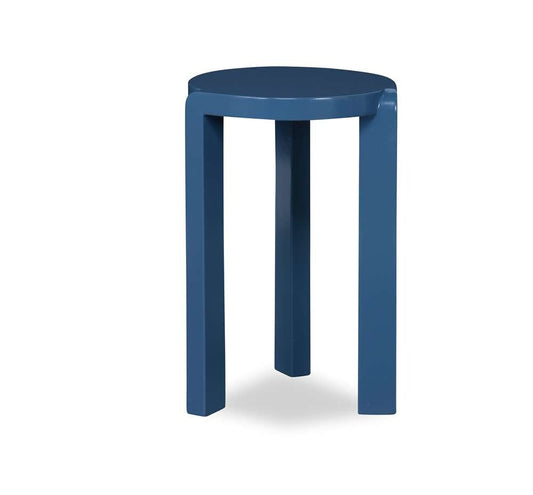 Century Furniture - Carrier and Company Outdoor Gloss Blue Margaux Outdoor Side Table - Blue - C7-D89-3149 veiw 2