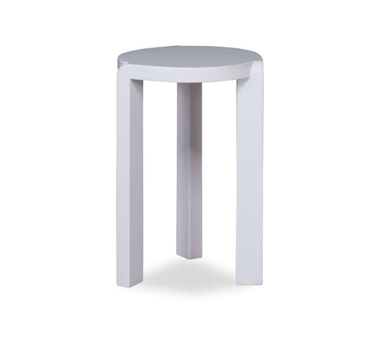 Century Furniture - Carrier and Company Outdoor Gloss White Margaux Outdoor Side Table - White - C7-D89-3143 veiw 2