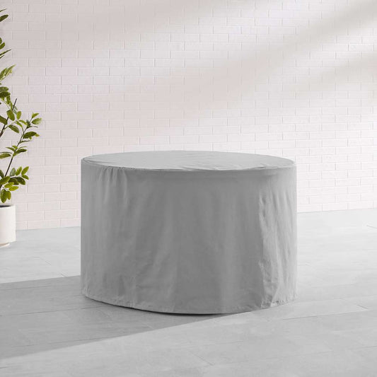 Crosley Furniture - Round Outdoor Dining Table Furniture Cover Gray - CO7512-GY veiw 2