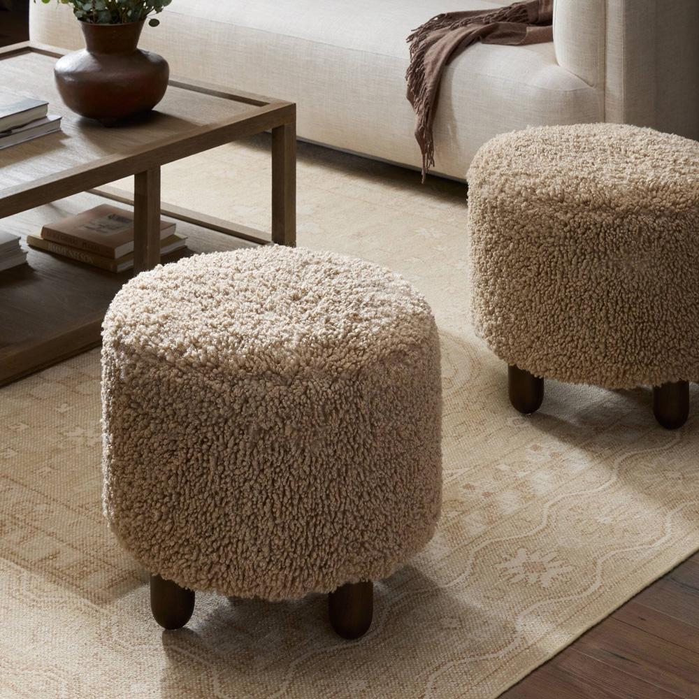 Four Hands - Aniston Ottoman - Andes Toast - 230810-004 veiw 6