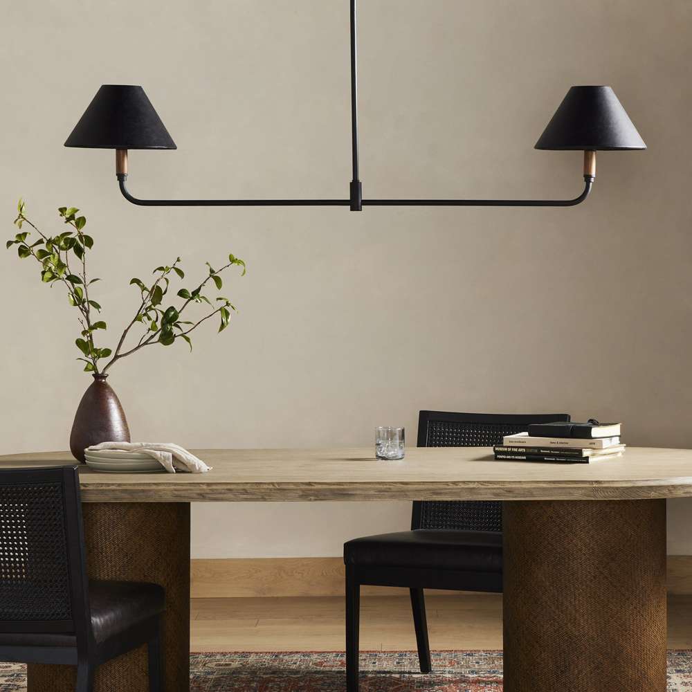 Four Hands - Deacon - Cullen Linear Double Pendant - Black - 233467-002 veiw 7