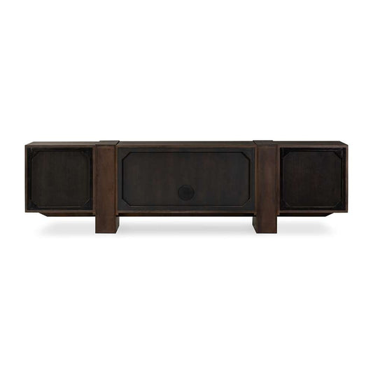 Four Hands - Haiden - Fisher Media Console - Smoked Black Veneer - 239728-002 veiw 2