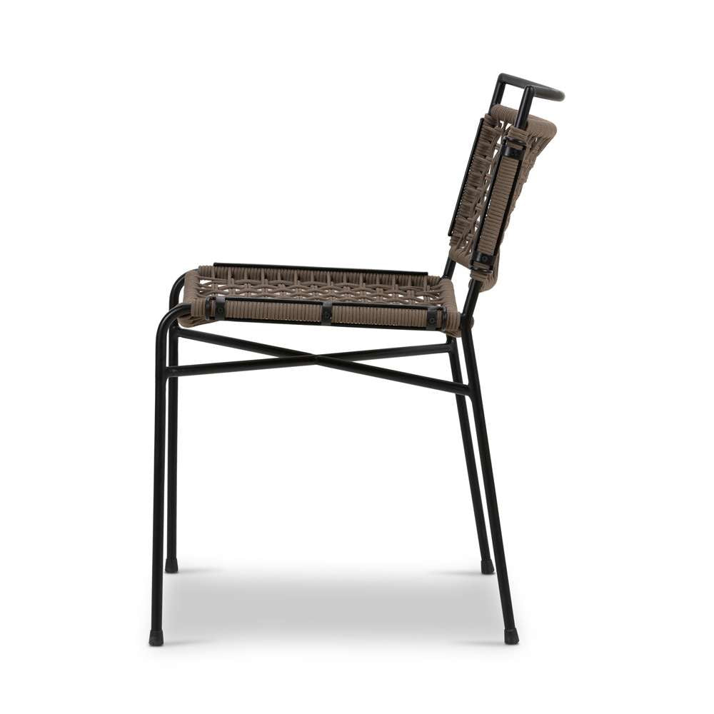 Four Hands - Irondale - Wharton Outdoor Dining Chair - Earth Rope - 235607-001 veiw 11