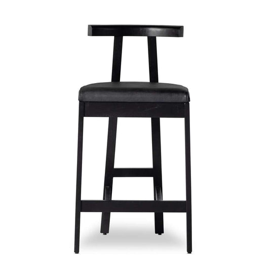 Four Hands - Tex Bar Stool - Black Leather - 225104-004 veiw 2