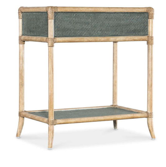 Hooker Furniture - Retreat Pole Rattan Bedside Table - 6950-90117-45 veiw 2