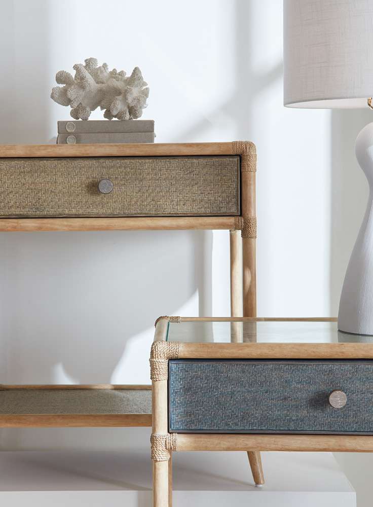 Hooker Furniture - Retreat Pole Rattan Bedside Table - 6950-90117-35 veiw 5