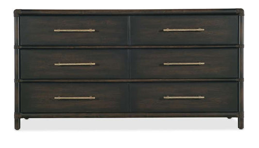Hooker Furniture - Retreat Pole Rattan Dresser - 6950-90202-99 veiw 2