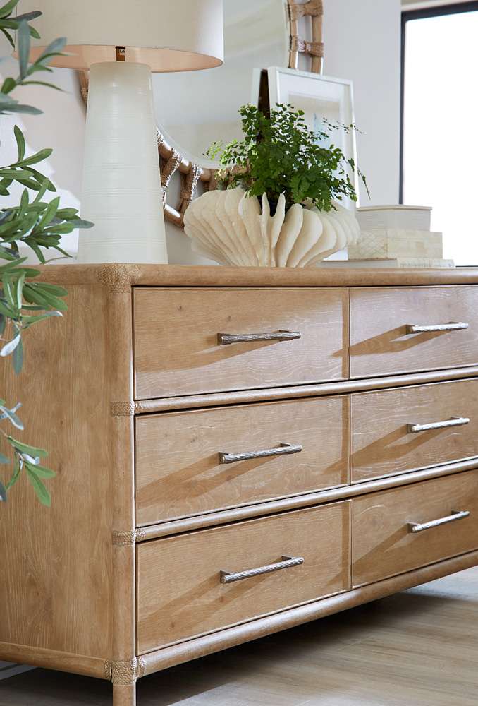 Hooker Furniture - Retreat Pole Rattan Dresser - 6950-90202-80 veiw 4