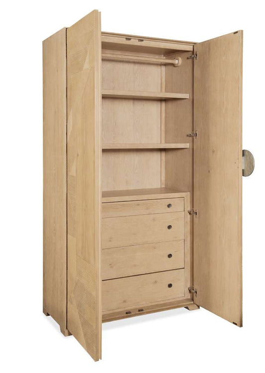 Hooker Furniture - Retreat Split Rattan Wardrobe - 6950-90013-80 veiw 2